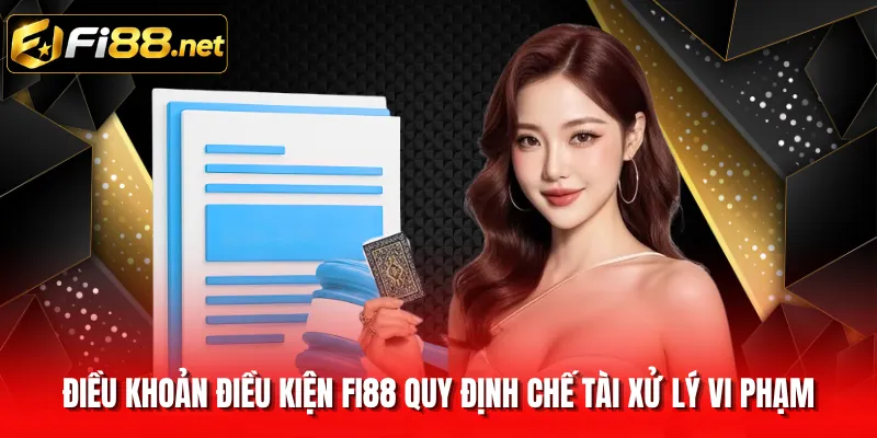 Điều khoản điều kiện FI88 quy định chế tài xử lý vi phạm
