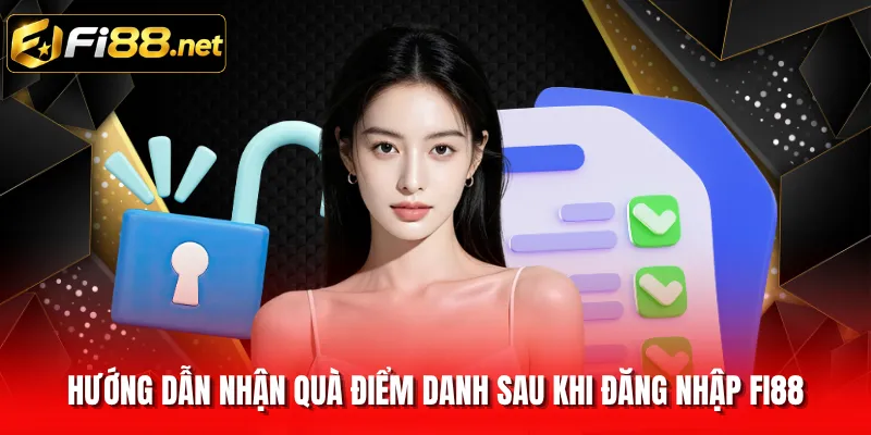 Hướng dẫn nhận quà điểm danh sau khi đăng nhập FI88